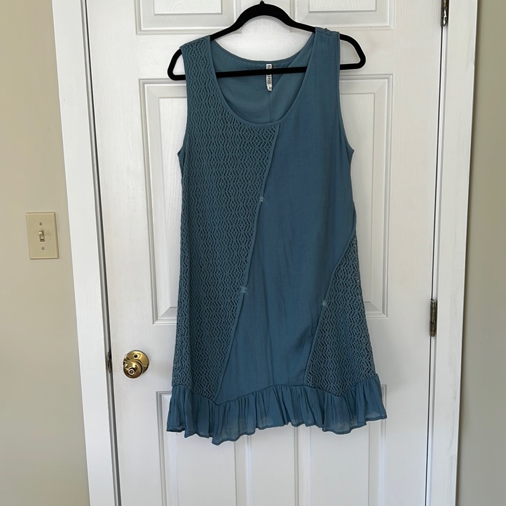 Bohemian Blue Dress - M